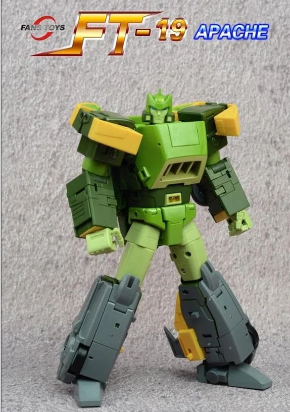 

Transformation Toy Fans Toys FT-19 Apache G1 Spring Action figure New instock Cheap Shipping Fee