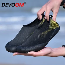 Новинка; летняя водонепроницаемая обувь спортивные Для мужчин быстросохнущие босиком обувь на плоской подошве пляжные шлепанцы для Плавания Для мужчин Aqua Socks спорт, йога на улице Waterschoen
