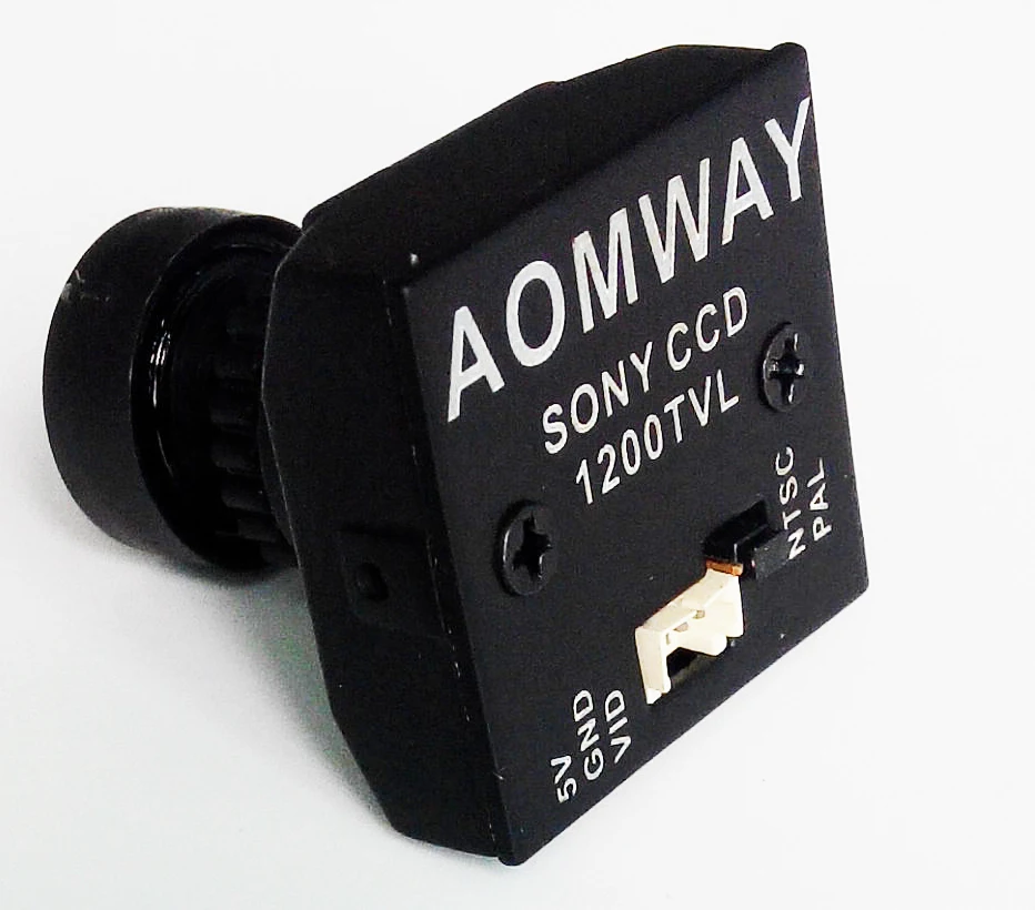 Aomway 1200-line HD CCD FPV камера мини 5 V камера