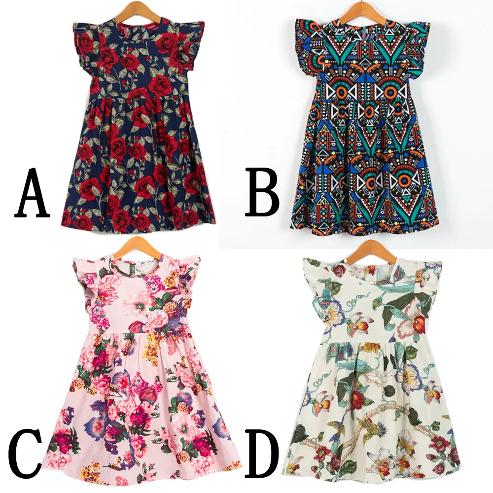 AiLe Rabbit/ летнее платье для девочек; платья принцессы с цветочным принтом для маленьких девочек; дизайнерское торжественное праздничное платье; детская одежда