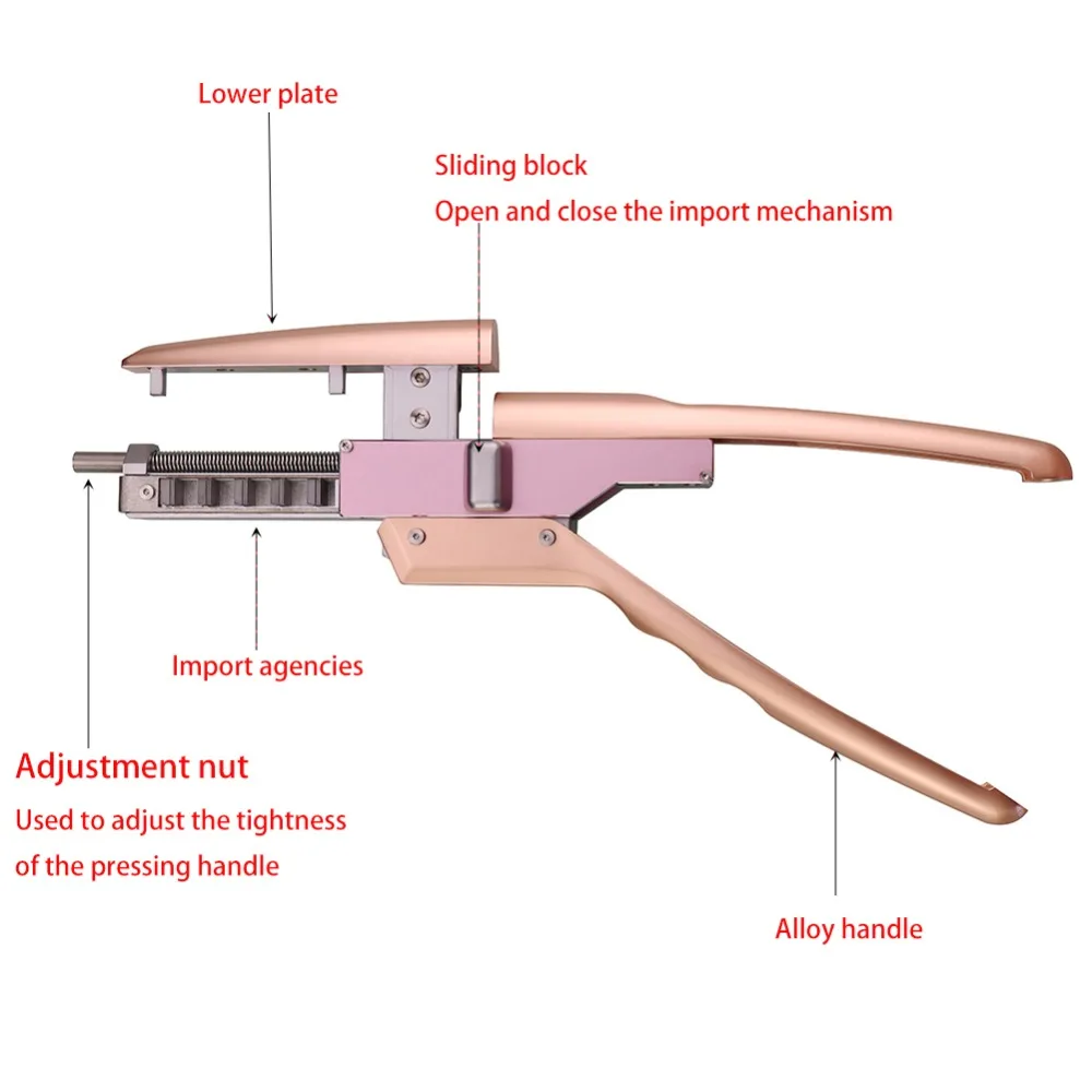 Top Wig connector hair extension tools 6D hair extension machine virgin hair/ Remy hair extension tools Efficient easy to use Top Wig connector hair extension tools 6D hair extension machine virgin hair/ Remy hair extension tools Efficient easy to use