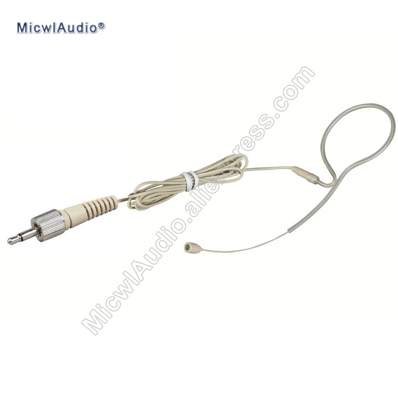 

Headset Single Hook Microphone Mono and Two Colors Stereo Lock Screw Headworn Condenser Microphone MicwlAudio SE-007