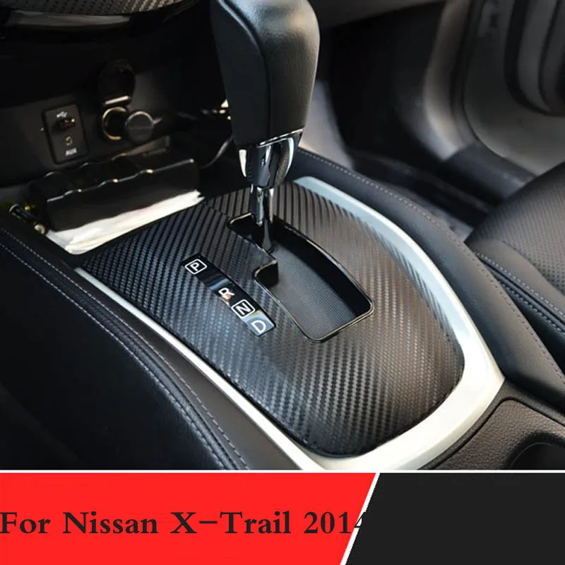 

Car-Styling Brand New Car Interior Center Console Color Change Carbon Fiber Molding Sticker Decals For Nissan X-Trail 2014