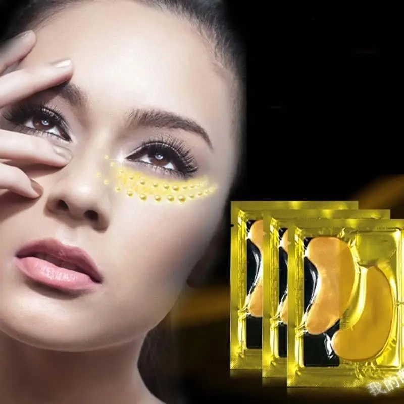 

5 Pairs/set Collagen eye masks Gold Aquagel Collagen Eye Mask Ageless Sleep Mask Eye Patches Dark Circles