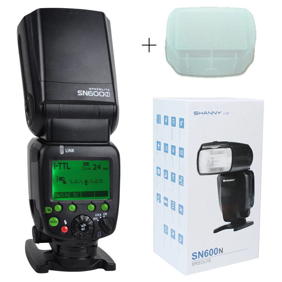 High quality SN600N wireless flash mode TTL speedlite for Nikon DSLR camera/photo flash/camera flash/flash speedligh