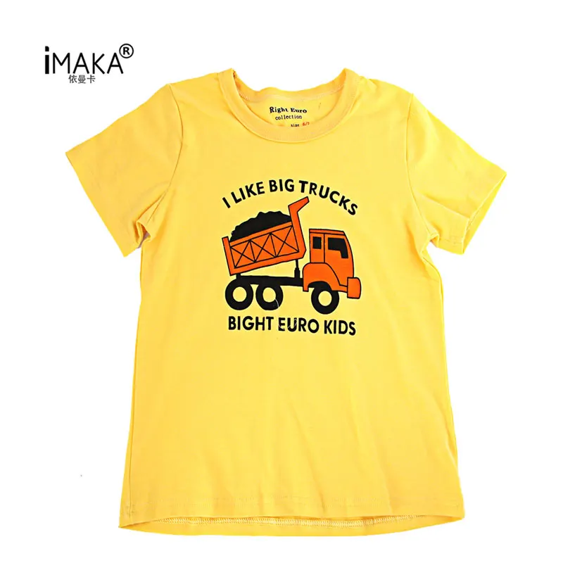 2017 Cotton Boys Girls T-shirts Short Sleeve Kids T-Shirt Tees Children Tops Cute Cartoon Car Boy Sportswear Shirt Clothes Clearance (7)