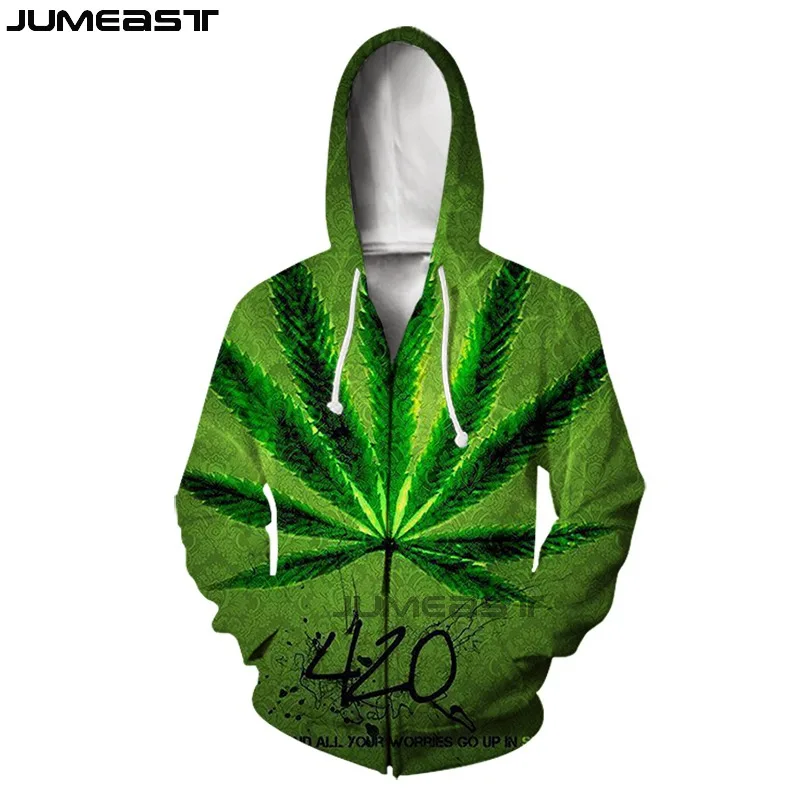 Jumeast брендовый мужской женский 3D принт табак сорняки рукав забавные наркотики
