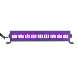 Дистанционное управление УФ фиолетовый длинный настенный светильник для мытья стены Голосовое управление танцевальная лампа специальные