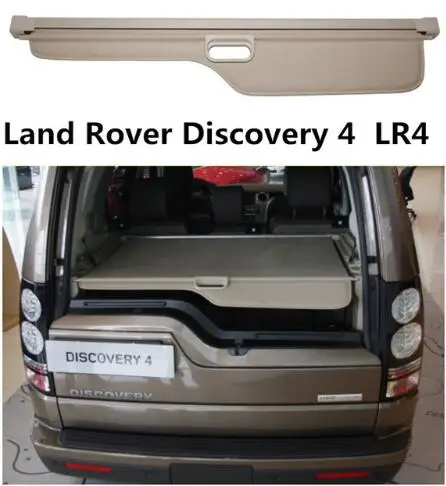 

High Qualit Car Rear Trunk Cargo Cover Security Shield Screen shade Fit For Land Rover Discovery 4 LR4 2010-2017 BY EMS