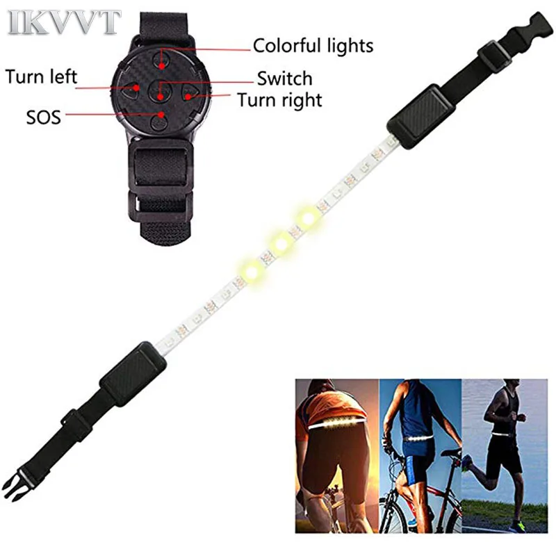 

Multi-function Wireless Remote Control Waterproof Safety Warning Rear Light USB Rechargeable Safety lamp for Bike Cycling
