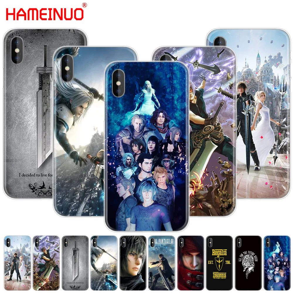 Hameinuo Final Fantasy Xv Ffxv Cell Phone Case Cover Per Iphone X 8 7 6 4 4 S 5 5 S Se 5C 6 S Più