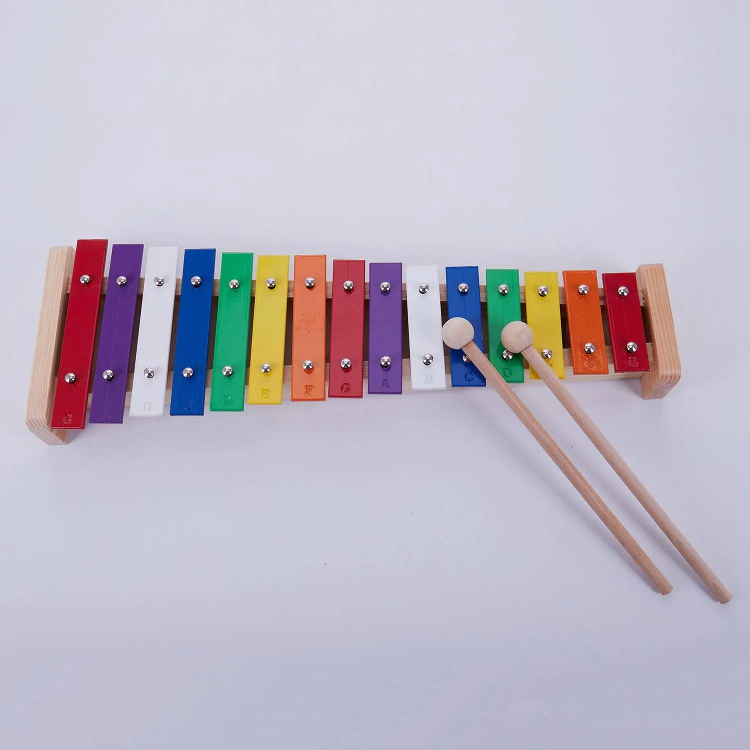 15-Note деревянные музыкальные игрушки обучающая помощь раннее развитие детей образовательная ксилофон алюминиевая пластина фортепиано перкуссия