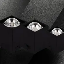 Levich с лампой, светодиодный прожектор, квадратный потолочный светильник, для гостиной, прохода, крыльца, лампа cob с заказной лампой ZH