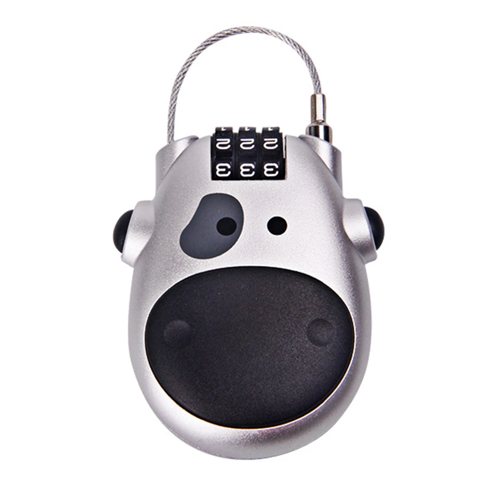Luggage Telescopic Rope Password Lock Small Bicycle Combination Safety Portable