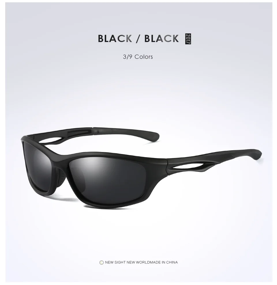 Брендовые дизайнерские поляризованные солнцезащитные очки, мужские очки для вождения, спортивные очки для мужчин