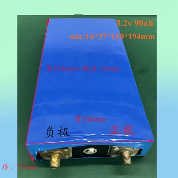 

4pcs 3.2v Lifepo4 Battery 3.2v 90ah Lithium Battery Large Capacity 3C Discharge for Diy 12V Solar Energy Storage RV Battery