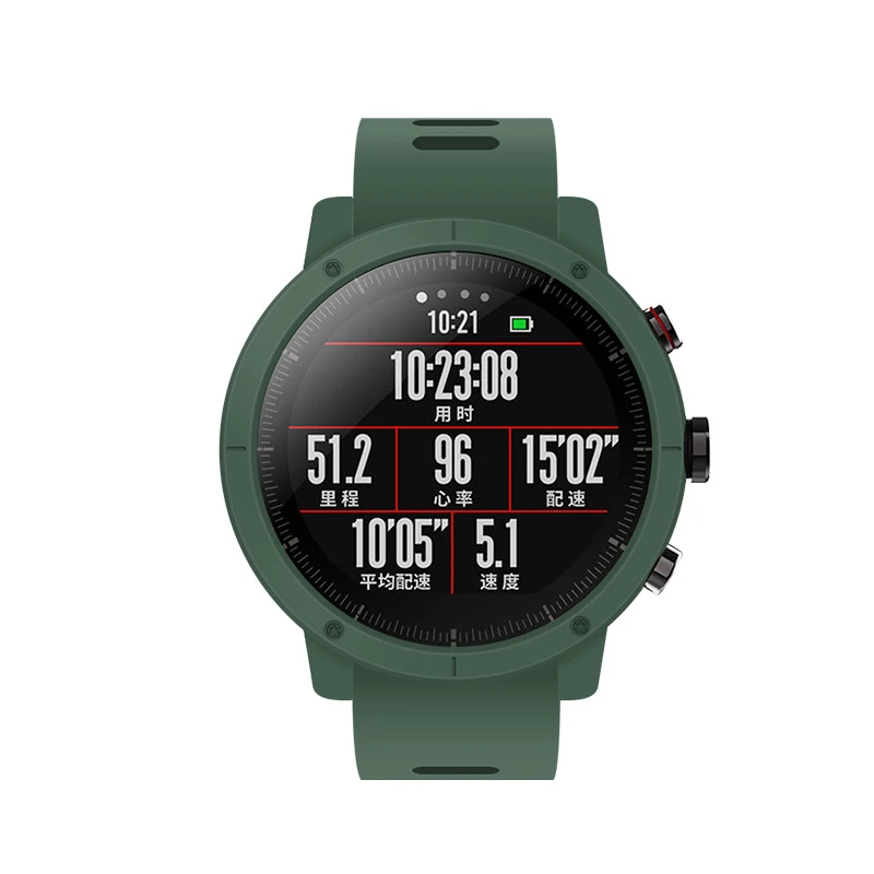 PC защитный чехол для Xiaomi Huami Amazfit Stratos 2 2s Чехол для смарт часов полный защитный чехол s красочный чехол для часов