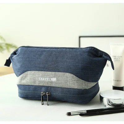 QIUYIN New Cationic Double-layer Wire Bundle Storage Bag Cosmetic Storage Bag Travel Wash Bag Cosmetic Bag QIUYIN New Cationic Double-layer Wire Bundle Storage Bag Cosmetic Storage Bag Travel Wash Bag Cosmetic Bag