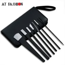 Профессиональный 7 шт./компл. педикюр для ногтей ножа портативный маникюрный набор инструмент для ухода за ногами набор для удаления кутикулы сухой мертвой кожи