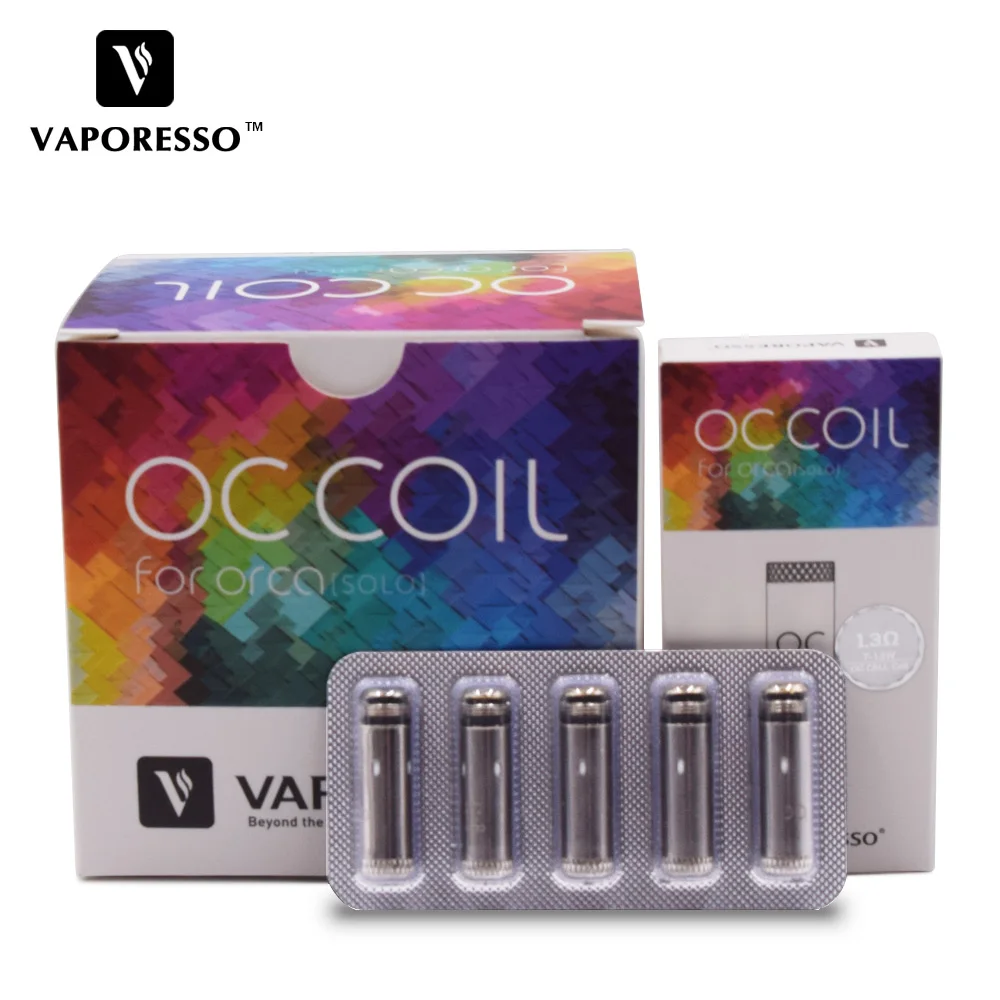 

Electronic Cigarette Atomizer Core Original Vaporesso Orca Solo Ccell Coil 1.3ohm Coils E-Cigarette Vapor Vaporizer Vape Coil