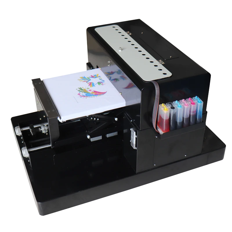 Multicolor A3 Size DTG Digital Garment Printer Directly to Print Dark Light Color Flatbed Printer for T Shirt Clothes Phone Case Multicolor A3 Size DTG Digital Garment Printer Directly to Print Dark Light Color Flatbed Printer for T Shirt Clothes Phone Case