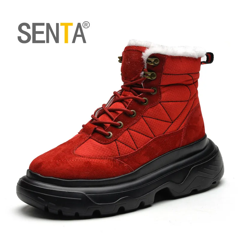 

Snow Boots Winter Warm Men Cotton-padded Shoes Light Running Shoes Short Ankle Boot Boats Outdoor Sport Shoes Antiskid Sneakers