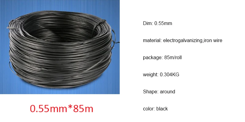 0,45 мм(dim)* 100 м 0,75 мм* 50 m 1,2 мм* 28 м 0,9 мм* 40 м electrogalvanizing железная проволока для вязки арматуры кабельные стяжки