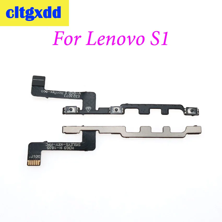 

cltgxdd Power Volume Button Switch On Off Button Key Flex Cable For Lenovo Vibe S1 S1c50 S1a40 Replacement