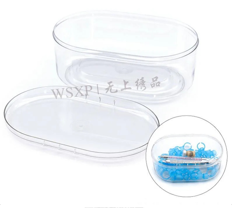 

1PCS Transparent Storage Box Tattoo Machine Pen Holder For Permanent Makeup Tattoo Ink Cup Holder free shipping