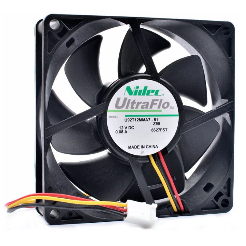 

Brand new original 9cm 9025 92mm fan 92x92x25mm 12V 0.08A support speed monitoring ultra quiet computer CPU cooling fan