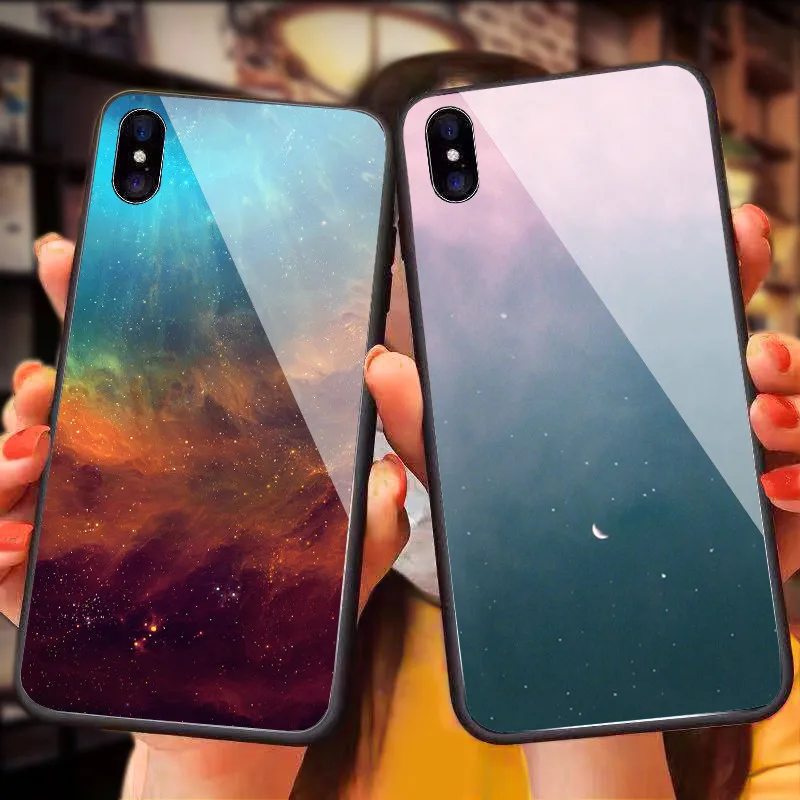 Чехол из закаленного стекла с 3D изображением звездного неба для Meizu M9 M6 Note M16 M16S M15 Plus E3 Space flower Cloud