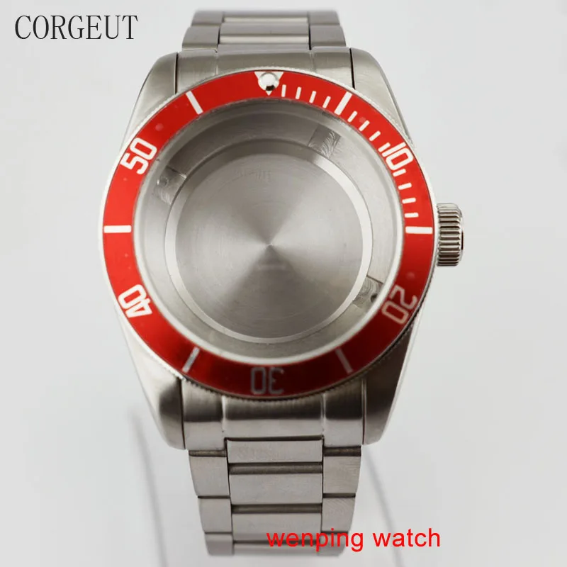 41 мм корпус из нержавеющей стали corguet sapphire fit eta 2836 miyota 8215 8205 для часов с