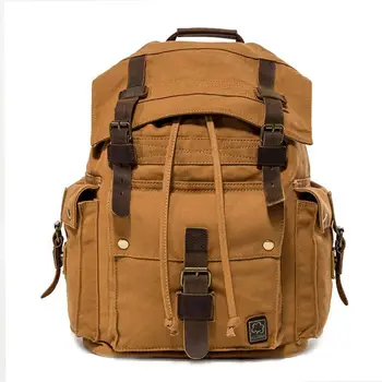 

031318 new hot high quality man canvas travel backpack