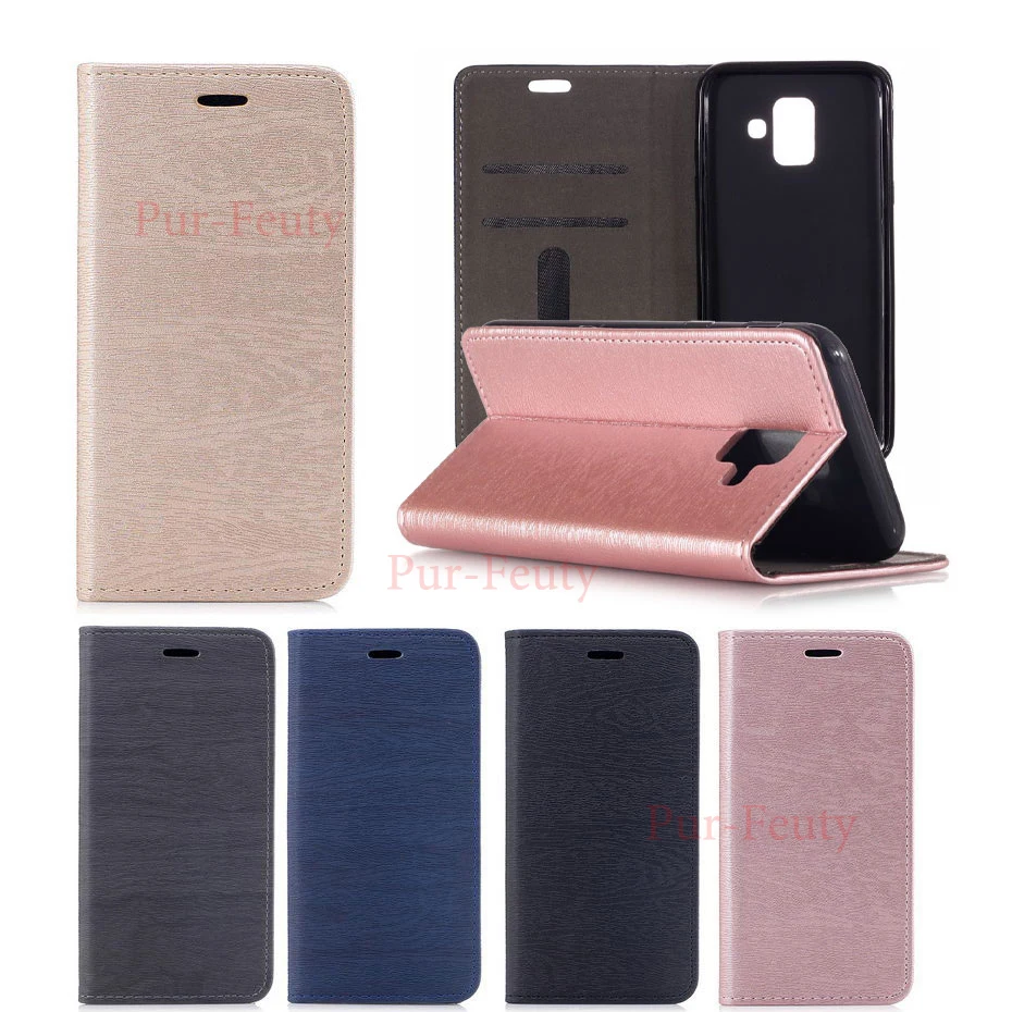 

Case For Samsung A6 Plus SM-A605F A605F Flip Luxury Stand High Quality Fashion Case For Samsung Galaxy A 6 2018 600 A600 SM-A600