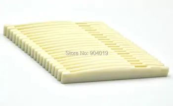 

50pcs Universal Acoustic Guitar Bridge Lower Nut Saddles Plastic Ivory White