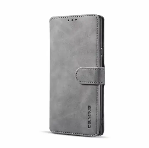 Gray Чехол для samsung Galaxy NOTE9, кожаный Винтажный чехол для телефона, Funda, samsung Note8, чехол-книжка, Магнитный кошелек, чехол, coque, note 9, кожаный - Цвет: Gray