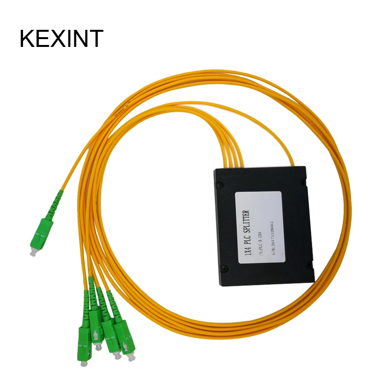 GPON EPON 2.0mm 1x4 ABS Box PLC Splitter