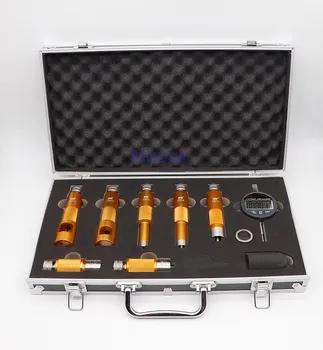 

Common Rail Injector Solenoid Valve Gap Adjustment Washer Shims Armature Lift Measuring Repair Tool Kits