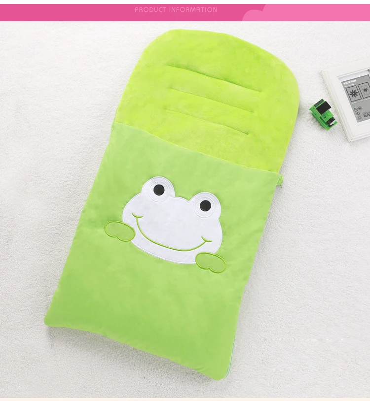 Детские зимний спальный мешок толще для новорожденных Зима негабаритных спальный мешок милый ребенок спальный мешок, как Одеяло