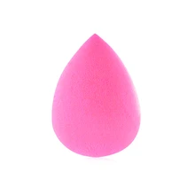 Макияжные губки в виде капли воды, профессиональный косметический макияж губчатый смеситель гладкая форма капельки воды пуховка флуоресцентный розово-красный розовый