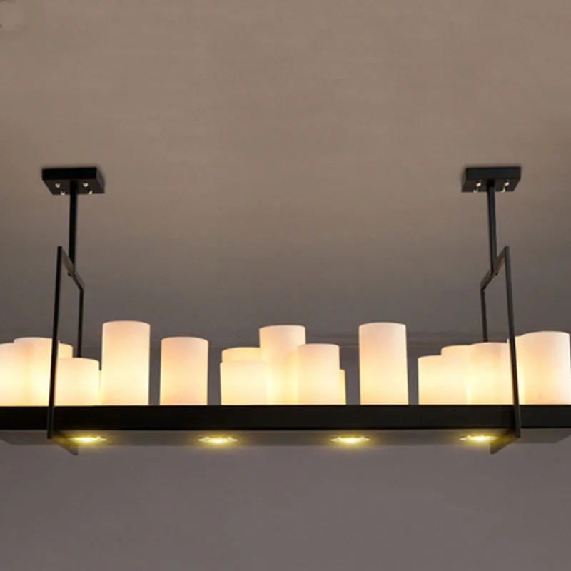 Vintage Flush Mount Creative Candle Holders Design Wrought Iron