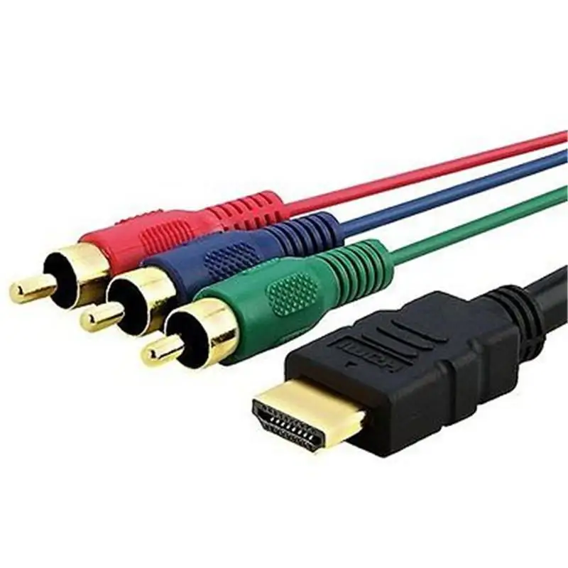 Новое поступление абсолютно HDMI к 3 RCA кабель штекер адаптер аудио конвертер видео AV Кабо провод шнур