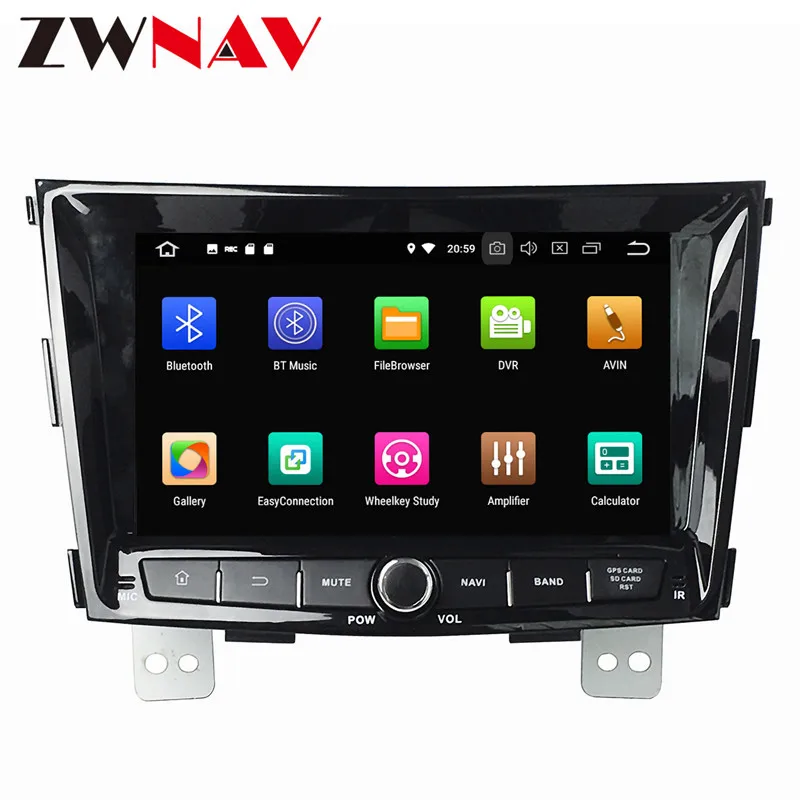 Flash Deal IPS Screen 4+32G Android 8.0 Car multimedia Player head unit For Ssangyong Tivolan 2014 With GPS Navigation Radio auto stereo 10