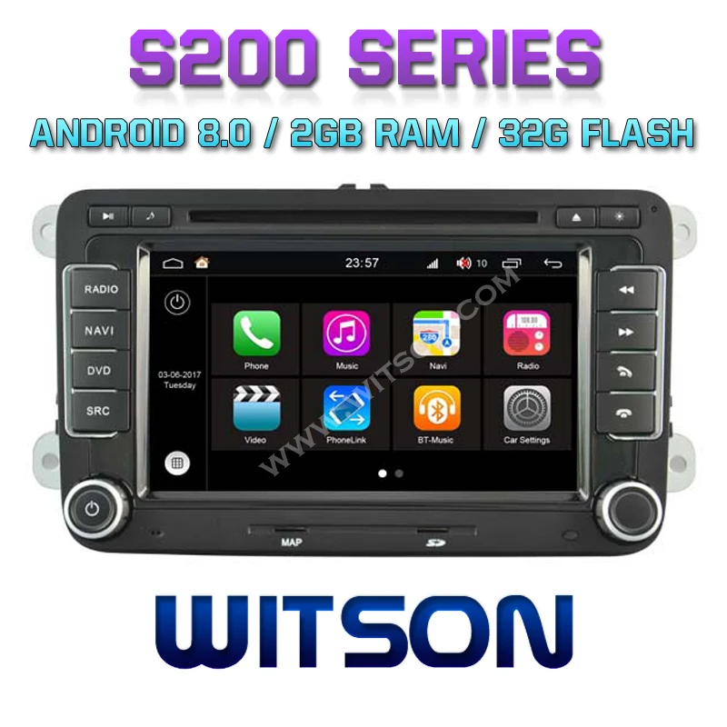 

WITSON S200 Android 8.0 Octa Core 32GB flash CAR DVD for VW GOLF POLO PASSAT JETTA TIGUAN+GPS+GLONASS+DVR/WIFI+DSP+DAB+OBD+TPMS