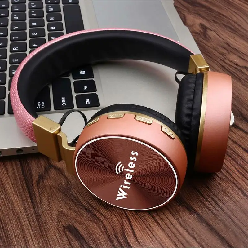

Bluetooth Headphones Stereo Wireless Headset With Microphone FM Radio Function For Mobile Phone Notebook TV