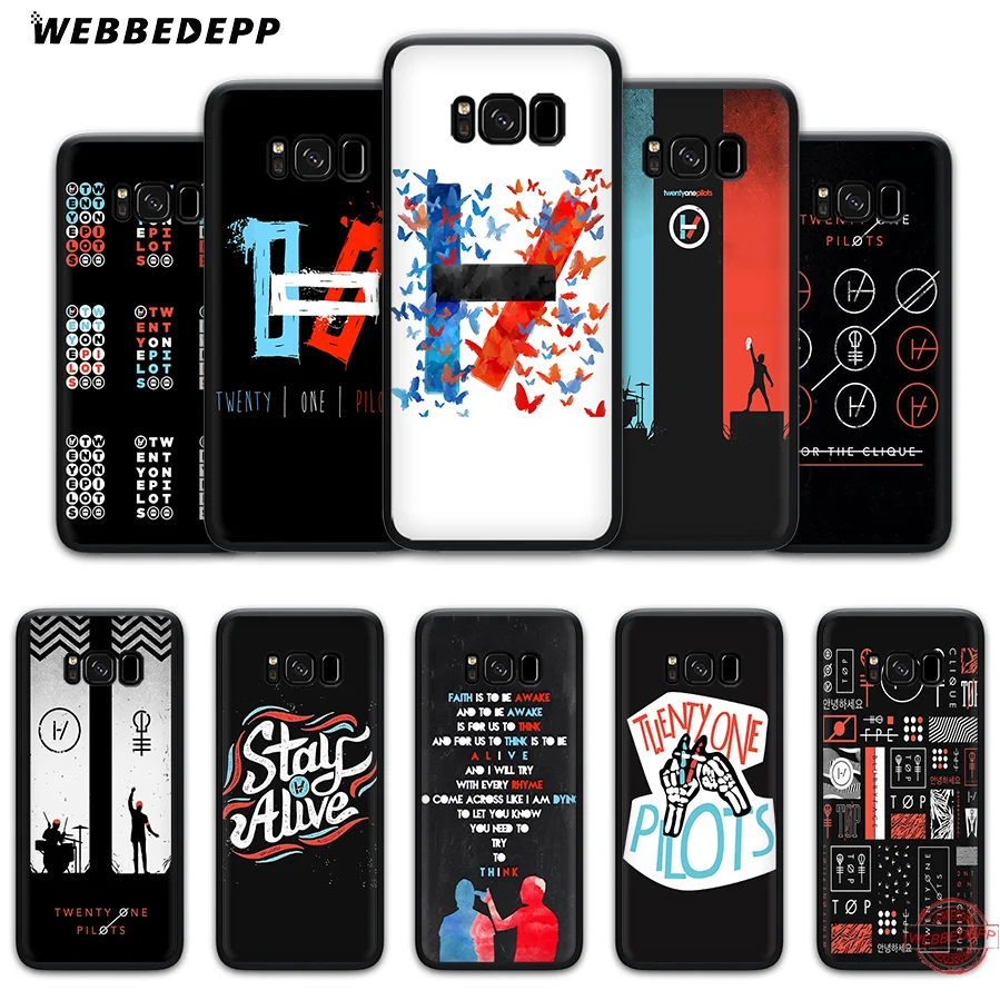 WEBBEDEPP чехол с браслетом Twenty One Pilots 21 для Samsung A6 A7 A8 A9 J6 2018 S6 S7 S8 S9 S10E S20 Ultra Note 8 9 10 Lite Plus |