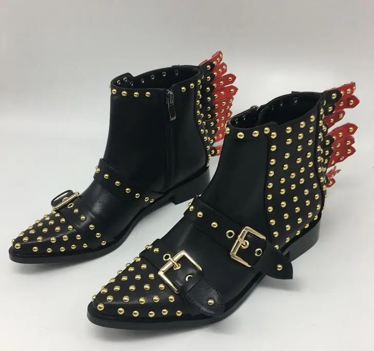 Mode Größe Picture Straps as Frauen Bolzen Frühjahr As Leder Spitze Ritter Picture Zehen Stiefel Stiefeletten Sexy Fringe 2018 Neue Zurück Damen 42 HnqaxxE