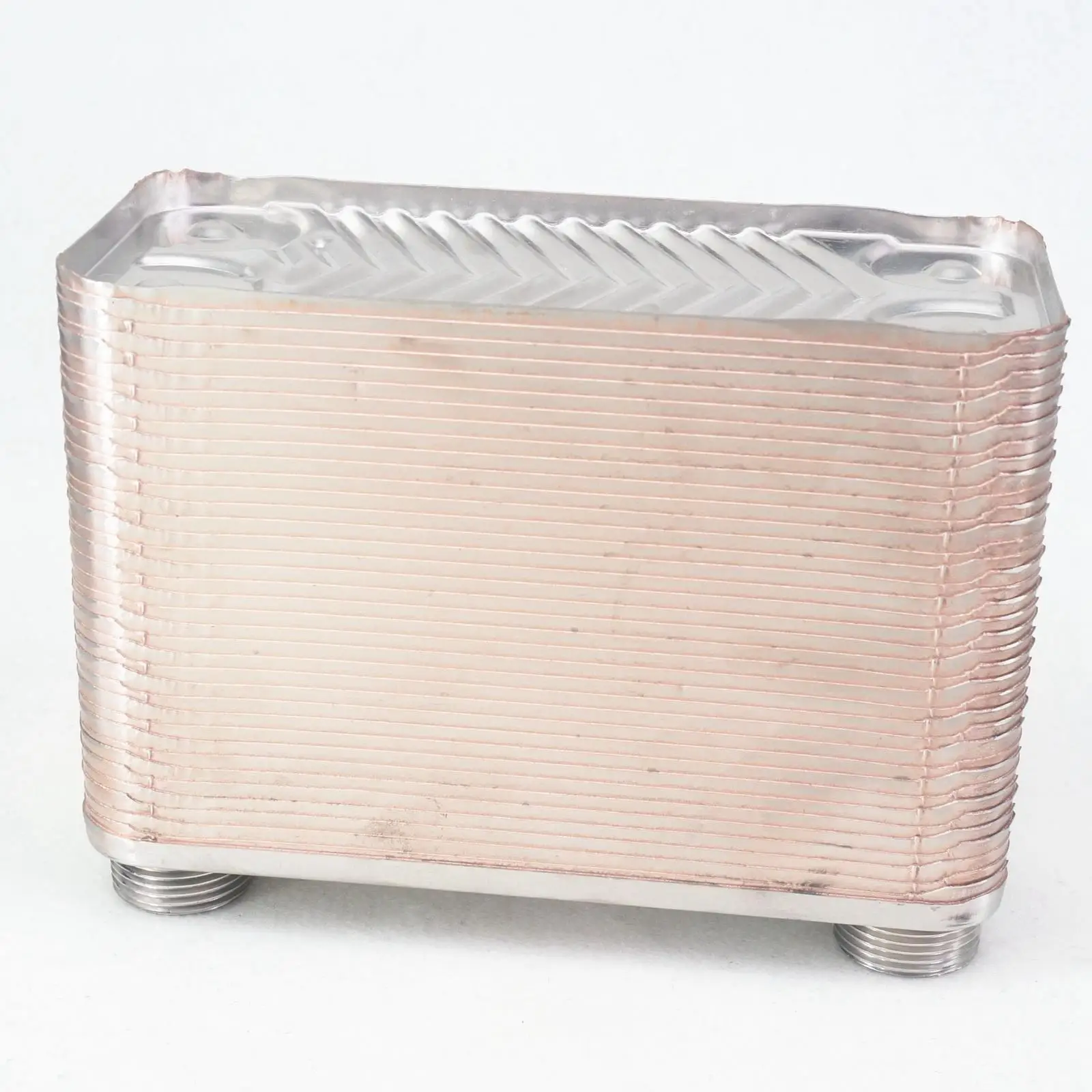 38 Plates Wort Chiller Cooler Heat Exchanger SUS304 Stainless Home Brew BeerPump Replacement