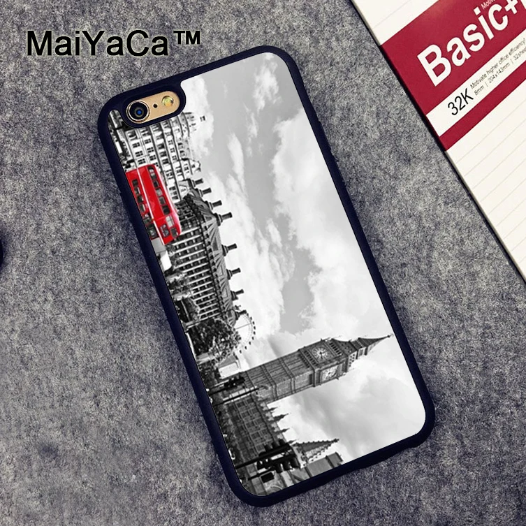MaiYaCa Custom London Old View Case For iphone 7 8 6 6S