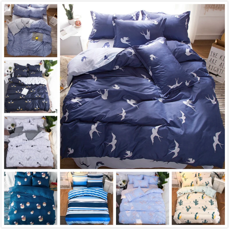 

Couple Big Double Size Duvet Cover 3/4 pcs Bedding Set Kids Child Cotton Bed Linen for 1.5m 1.8m 2m 2.2m Bedspread 220x240 Sheet